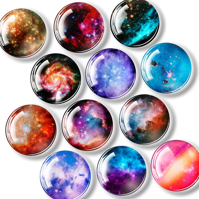 FINDMAG 24 Pack Refrigerator Magnets Decorative, Whiteboard Magnets, Glass 3D Cute Fridge Magnets, Small Magnet for Fridge, Office, Home, Kitchen, Cabinet, Whiteboard, Photo, Gift, Valentine's Day - Image 2